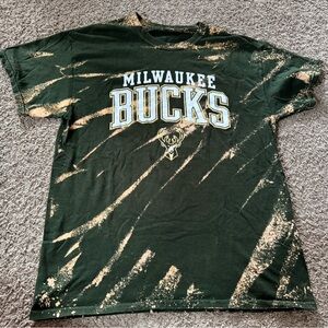 Milwaukee Bucks Short Sleeve T Shirt Fanatics Brand Men Size Large